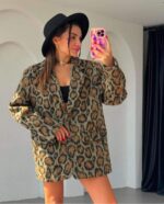 4050 CEPLİ PELUŞ KABAN KAHVE SİYAH