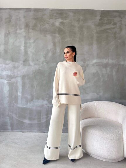 14109 ÇİZGİLİ YARIM BALIKÇI TAKIM KEMİK