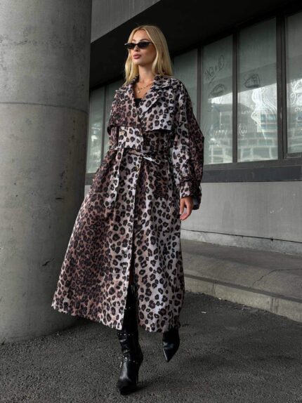 4026 DÖRT DÜĞMELİ TRENÇ KABAN KAHVE SİYAH