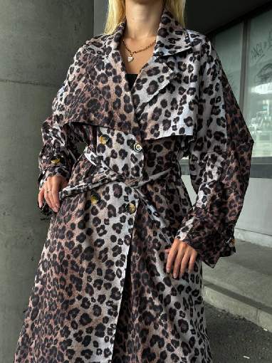 4026 DÖRT DÜĞMELİ TRENÇ KABAN KAHVE SİYAH