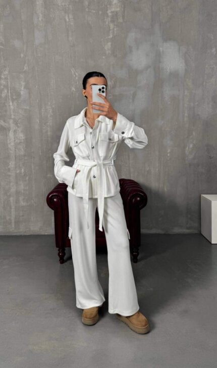 4017 KAŞKORSE ŞÖNİL TAKIM BEYAZ