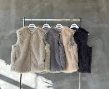 858 KÜRK YELEK GRİ