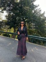 3716-2 LEOPAR DESENLİ Fİ SATEN ETEK MOR