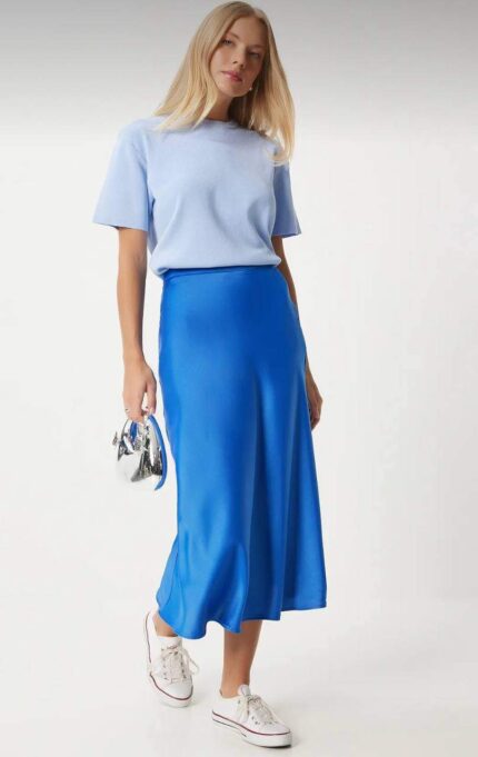 8112 MIDI BOY SATEN ETEK MAVİ