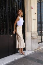 3646 ÖRME SATEN ETEK BEJ