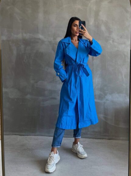 3447 PARAŞÜT TRENÇ MAVİ