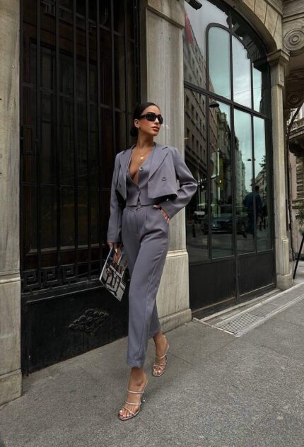 3894 POLİ VİSKON 3 LÜ TAKIM ANTRASİT