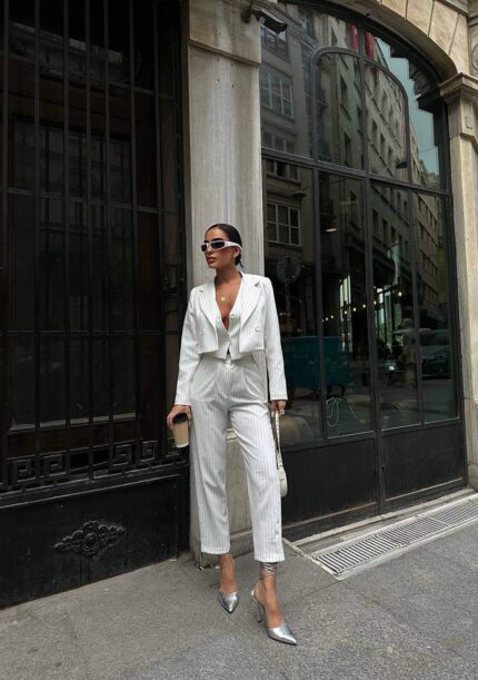 3894-1 POLİ VİSKON 3 LÜ TAKIM (ÇİZGİLİ) ANTRASİT