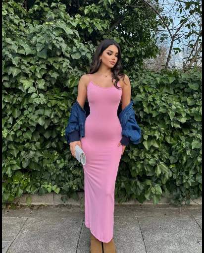 3622 SCUBA ELBİSE SİYAH