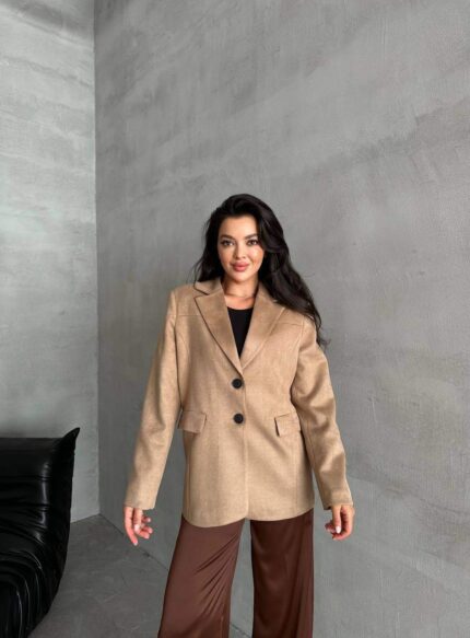 818 SÜET CEKET KREM