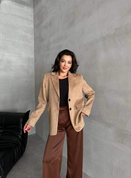 818 SÜET CEKET KREM