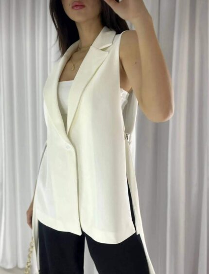 3182 ZARA YELEK BEYAZ