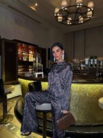 850 ÖNÜ DİKİŞLİ LEOPAR TAKIM TOPRAK RENGİ